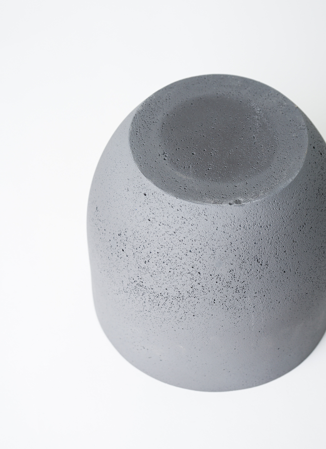 鉢カバー インティ M 5号鉢用 濃グレイ #ミュールミル VHA-011MDG | 鉢