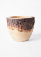 鉢カバー Mango Wood(マンゴーウッド) フラワーベース 3号鉢用 #stem