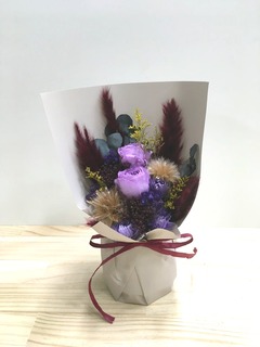 商談中プリザーブドフラワーアレンジ　No.170 パープルアレンジ 商談中プリザーブドフラワーアレンジ No.170 パープルアレンジ