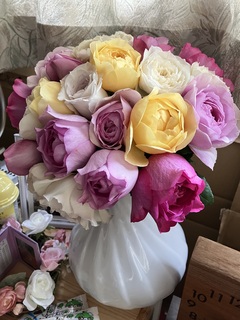 布花作品♡チャーミングな薔薇たち 布花作品♡チャーミングな薔薇たち