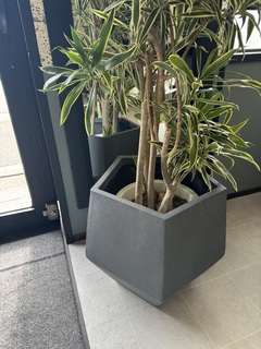 鉢カバー FiberCray（ファイバークレイ） 10号鉢用 Gray #stem F9802