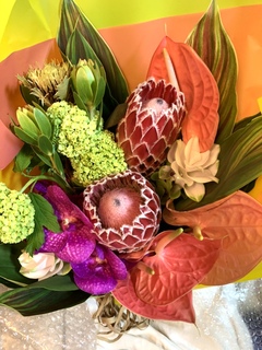 南国系 花束 ミックス Ss スタンダード 花束ならhitohana ひとはな