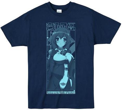 境界線上のホライゾン モノトーン Tシャツ Std 浅間 智 ネイビー Lサイズ ホビーの総合通販サイトならホビーストック
