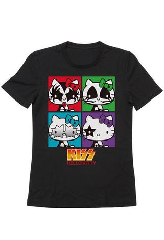 Kiss ハローキティ Tシャツ スクエア ブラック メンズ Lサイズ ホビーの総合通販サイトならホビーストック