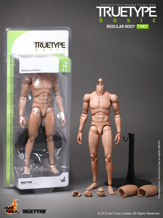 ホットトイズ トゥルータイプ 1/6 スケールフィギュア 素体