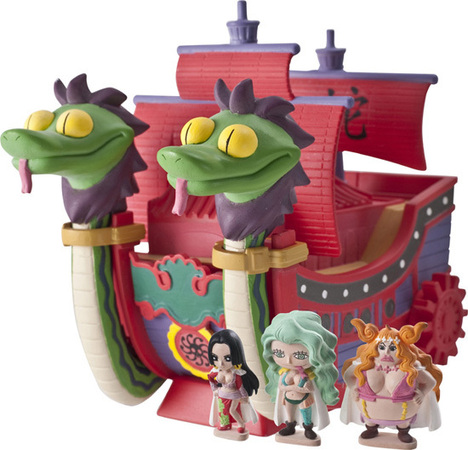 メガハウス ワンピース キャラバンクシリーズ ハンコックの九蛇海賊船 ホビーの総合通販サイトならホビーストック