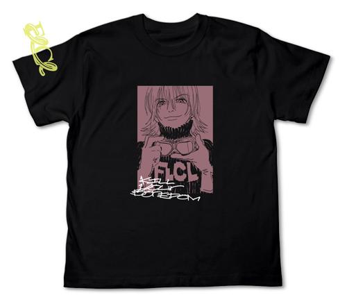 激安超特価 最大80%オフ  フリクリ ハル子Tシャツ ブラック Lサイズ｜ホビーの総合通販 トップス