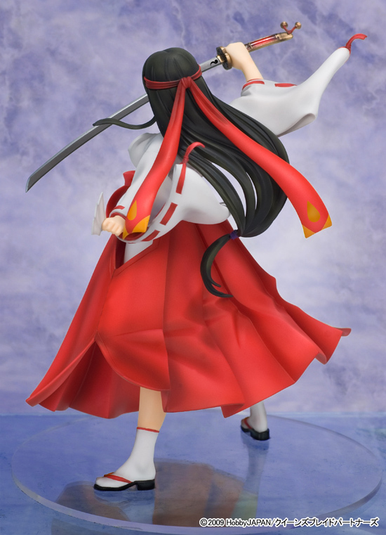 クイーンズブレイド 武者巫女 トモエ フィギュア グリフォン グリフォン クイーンズブレイド 武者巫女 トモエ｜ホビーの総合