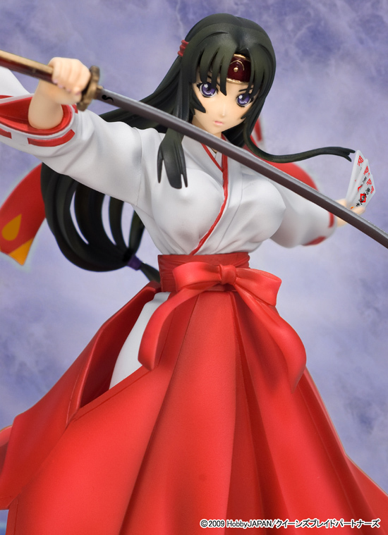 クイーンズブレイド 武者巫女 トモエ フィギュア グリフォン 再販】グリフォン クイーンズブレイド 武者巫女 トモエ｜ホビー