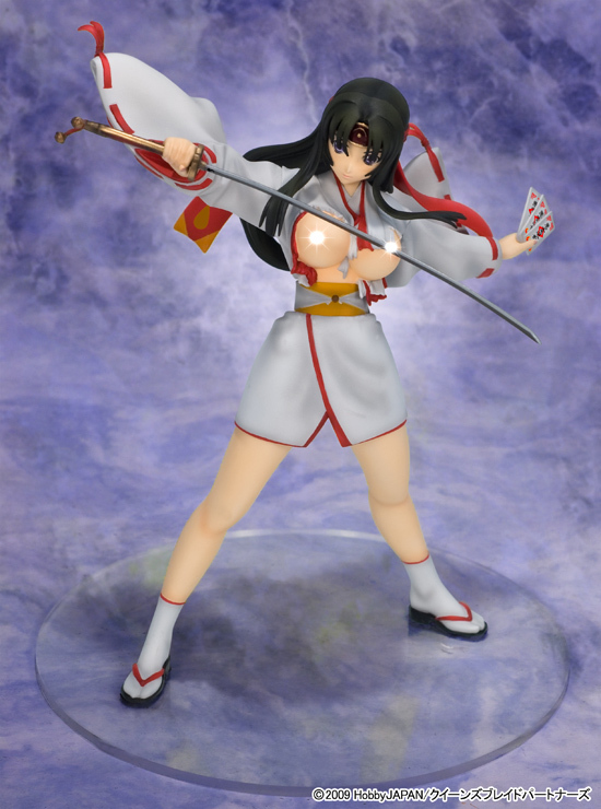 クイーンズブレイド 武者巫女 トモエ フィギュア グリフォン 再販】グリフォン クイーンズブレイド 武者巫女 トモエ｜ホビー