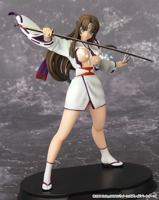 クイーンズブレイド 武者巫女 トモエ フィギュア グリフォン クイーンズブレイド 武者巫女トモエ 通常版 完成品フィギュア