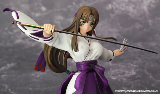 クイーンズブレイド 武者巫女 トモエ フィギュア グリフォン グリフォン クイーンズブレイド 武者巫女 トモエ ~2Pカラー