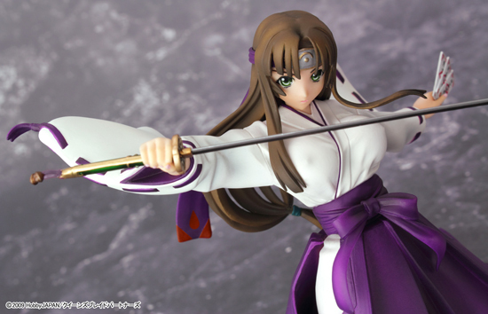 クイーンズブレイド 武者巫女 トモエ フィギュア グリフォン pc_detail_1.jpg