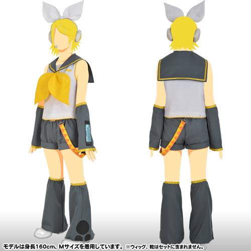 【大放出セール】 鏡音リン コスチュームセット-レディース Lサイズ｜ホビーの総合 その他