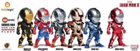 Beast Kingdom Kids Nations Series 004 アイアンマン3 イヤホン 