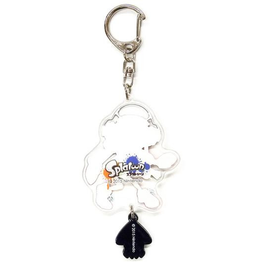 スプラトゥーン　ガール　イカす ラバーつき アクリルキーホルダー スプラトゥーン イカす ラバーつき アクリルキーホルダー 全8種