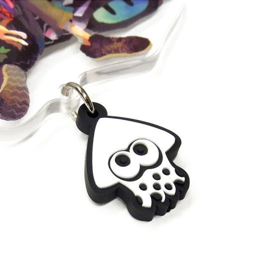 スプラトゥーン イカす ラバーつき アクリルキーホルダー 8種