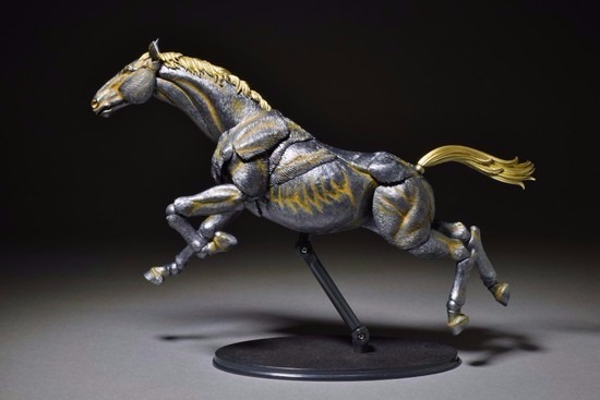 KT Project KT-008 タケヤ式自在置物 馬 着彩 タケヤ式自在置物 KT-008 馬（うま） 着彩｜KTプロジェクト｜海洋堂