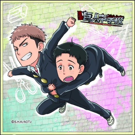 進撃 巨人中学校 マイクロファイバーハンカチ ジャン マルコ ホビーの総合通販サイトならホビーストック