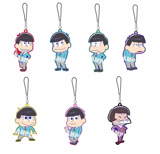 おそ松さん キーホルダー ストラップ おそ松さん ラバーストラップ 7個入り1BOX｜ホビーの総合通販