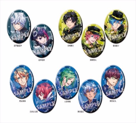 B-PROJECT ブローチ風トレーディング缶バッジ 10個入り1BOX｜ホビーの 