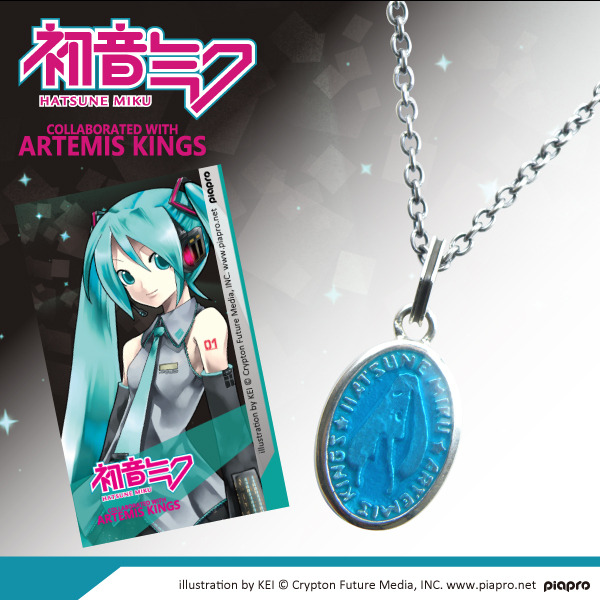 ね*る様 初音ミク 10周年記念 コインペンダント Artemis Kings 初音ミク 10周年記念 コインペンダント Artemis Kings アクセ