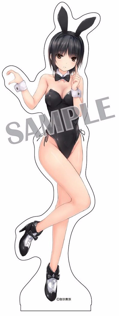 珈琲貴族 アクリルフィギュア 青山澄香 バニーガール ブラック