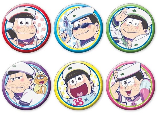 おそ松さん キャラバッジコレクション マリン 6個入り1BOX