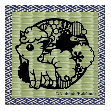 ポケットモンスター 切り絵シリーズ 畳コースター ロコン アローラのすがた ホビーの総合通販サイトならホビーストック