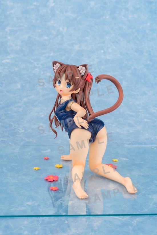 ものべの　水着　フィギュア　すみ　夏葉 クイーンテッド ものべの 1/6 夏葉 にゃーにゃースク水Ver.｜ホビーの