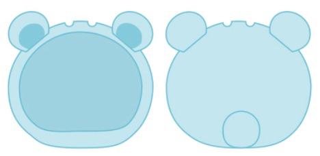 おまんじゅうにぎにぎマスコット きぐるみケース くま ブルー ホビーの総合通販サイトならホビーストック