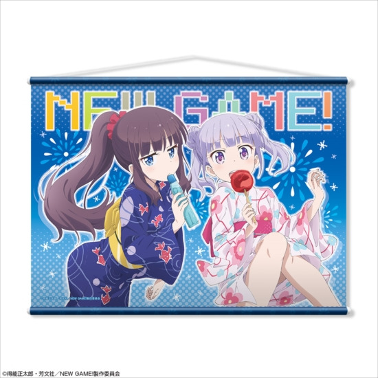 再販】NEW GAME! B2タペストリー デザイン01 涼風青葉＆滝本