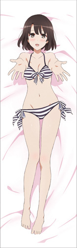 加藤恵 抱き枕カバー フラットVer.（2wayトリコット） 加藤恵 抱き枕カバー フラットVer.（2wayトリコット） [冴えない