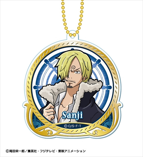 ONE PIECE キラキラアクリルキーチェーン 03 サンジ｜ホビーの