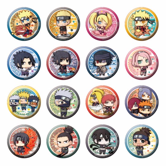 100%正規品 NARUTO-ナルト- 疾風伝 新たな時代だって 缶バッジコレクション ピンズ・ピンバッジ・缶バッジ