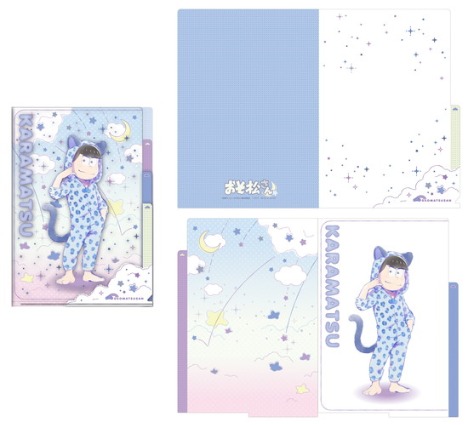 おそ松さん 3ポケットクリアファイルアニマルパジャマ カラ松 ホビーの総合通販サイトならホビーストック