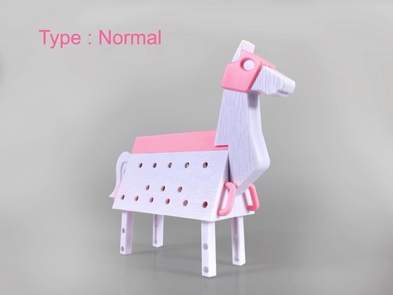 SKYTUBE PREMIUM Love Toys Vol. 3 三角木馬 Wooden horse pink Ver