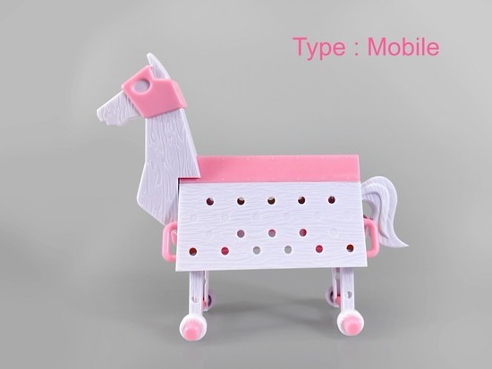 SKYTUBE PREMIUM Love Toys Vol. 3 三角木馬 Wooden horse pink Ver