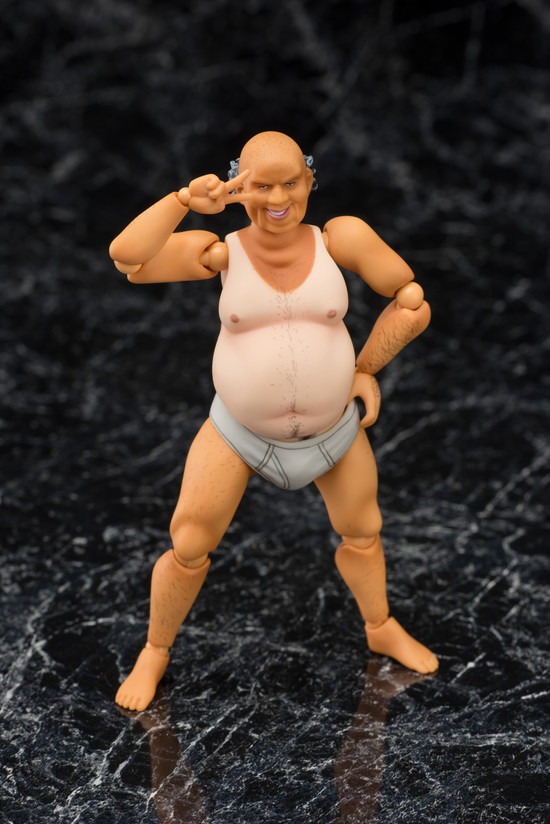 ダイキ工業 水原マサキコレクション 1/12 おやじ スク水日焼けver