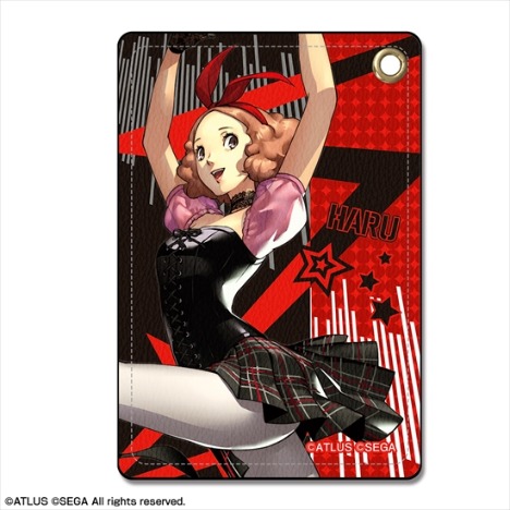 ペルソナ5 ダンシング スターナイト レザーパスケース デザイン08 奥村春 ホビーの総合通販サイトならホビーストック