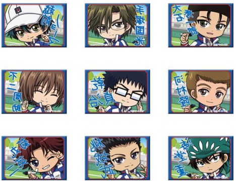 新テニスの王子様 トレーディングスクエア缶バッジ カメラサインver 青学 9個入り1box ホビーの総合通販サイトならホビーストック