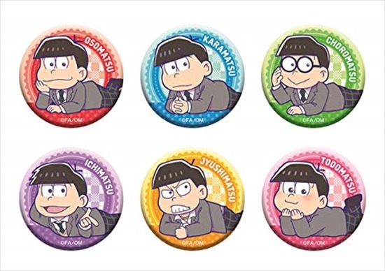 おそ松さん エンスカイ 缶バッジ 缶バッジコレクション バンドVer.【HMV限定】 : おそ松さん
