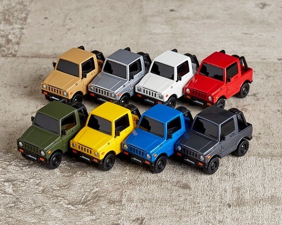 海洋堂 miniQ デフォルメ軽自動車コレクションジムニー編 8個
