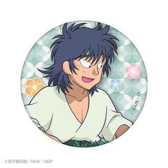 独創的 忍たま乱太郎 「同室」描き下ろし BIG缶バッジ 食満留三郎 ピンズ・ピンバッジ・缶バッジ
