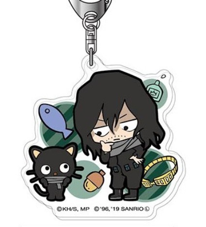 僕のヒーローアカデミア サンリオキャラクターズ アクリルキーホルダー 09 イレイザーヘッド チョコキャット ホビーの総合通販サイトならホビーストック