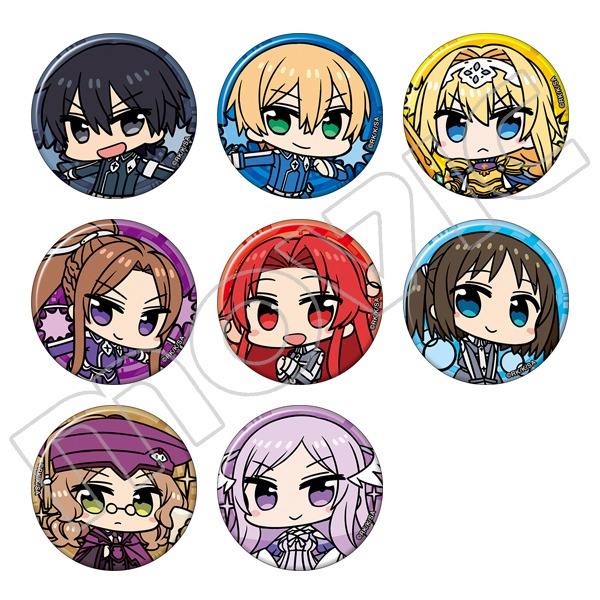 ソードアート・オンライン アリシゼーションキャラバッジ