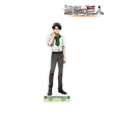 進撃の巨人 描き下ろしイラスト リヴァイ マフラー着用ver Bigアクリルスタンド ホビーの総合通販サイトならホビーストック