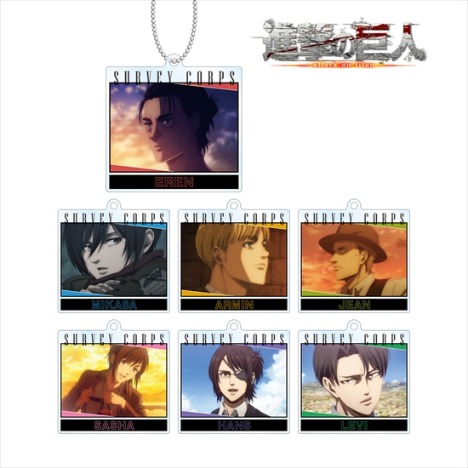 進撃の巨人 トレーディング 調査兵団 アクリルキーホルダー 7個入り1box ホビーの総合通販サイトならホビーストック