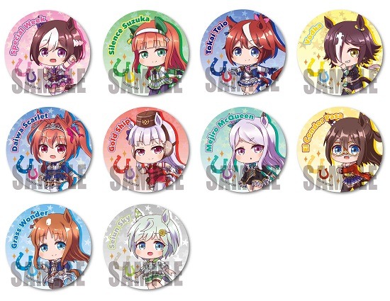 高品質の人気 再販】ウマ娘 プリティーダービー 10個 トレーディング缶バッチ ピンズ・ピンバッジ・缶バッジ