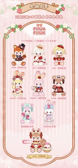 52TOYS CANDYBOX FUWAFUWA ストロベリーティーパーティー